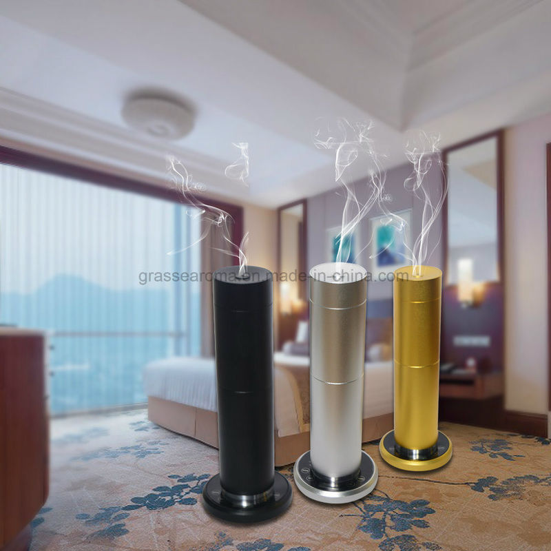 Cylinder Shaped Electric Scent Aroma Diffuser , Super Silent Work Fragrance Oil Machine